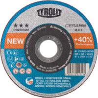Premium Cerabond Cut-Off Wheel, 5" x 1/16", 7/8" Arbor, Type 27, Ceramic, 12250 RPM Quali-T-Solutions