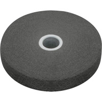 Meule homog&egrave;ne EXL Scotch-Brite, 4" x 1/4", Arbre de 1/4", Grain de Fin, Carbure de silicium Quali-T-Solutions
