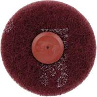 Roue de ponçage &agrave; usage g&eacute;n&eacute;ral Scotch-Brite Roloc Plus, 4" dia. Quali-T-Solutions
