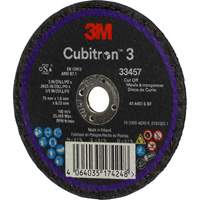 Cubitron 3 Cut-Off Wheel, 3" x 0.063", 3/8" Arbor, Ceramic Quali-T-Solutions