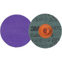 Disque en fibre Roloc Cubitron 3, 4" dia., Grain 60+, C&eacute;ramique Quali-T-Solutions