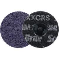 Meule robuste pour le conditionnement de pr&eacute;cision des surfaces Scotch-Brite Roloc, HD-DR, 3" dia., Grain 60+, C&eacute;ramique Quali-T-Solutions
