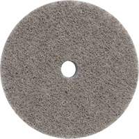 Disque unifi&eacute; non tiss&eacute; Bear-Tex, 3" x 1/4", Arbre de 3/8", Grain de Fin, Oxyde d'aluminium Quali-T-Solutions