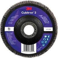 Cubitron 3 Flat Flap Disc 1169F, 5" x 7/8", Type T27, 60+ Grit, Ceramic Quali-T-Solutions