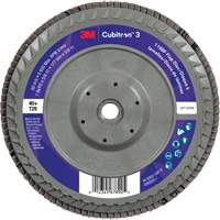 Cubitron 3 Conical  Flap Disc with Quick Change 1169F, 7" x 5/8"-11, Type T29, 40+ Grit, Ceramic Quali-T-Solutions