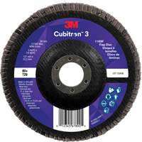 Cubitron 3 Conical  Flap Disc 1169F, 5" x 7/8", Type T29, 80+ Grit, Ceramic Quali-T-Solutions
