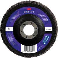 Cubitron 3 Flat Flap Disc 1169F, 4-1/2" x 7/8", Type T27, 40+ Grit, Ceramic Quali-T-Solutions