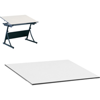 Dessus de table Planmaster, 60" la x 3/4" h, Blanc Quali-T-Solutions
