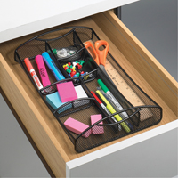 OnyxSteel Mesh Desktop Organizers Quali-T-Solutions