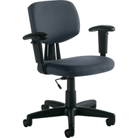 Task Chair, Fabric, Charcoal Quali-T-Solutions