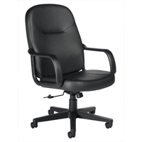 Office Chairs, Leather, Black Quali-T-Solutions