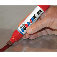 Marqueur Dura-Ink 200, Bleu, Pointe Ciseau Quali-T-Solutions