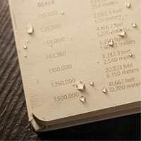 Livre reli&eacute;, Couverture rigide, Havane, 160 Pages, 4-5/8" , 7-1/4"  Quali-T-Solutions