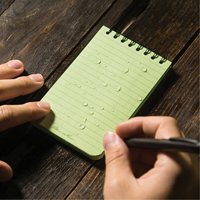 Pocket Top-Spiral Notebook, Soft Cover, Green, 100 Pages, 3" W x 5" L Quali-T-Solutions