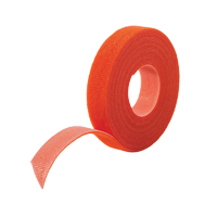 One-Wrap&reg; Cable Management Tape, Hook & Loop, 25 yds x 5/8", Self-Grip, Orange Quali-T-Solutions
