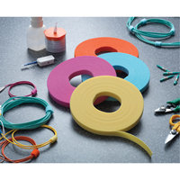 One-Wrap&reg; Cable Management Tape, Hook & Loop, 25 yds x 3/4", Self-Grip, Aqua Quali-T-Solutions