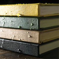Bound Book, Hard Cover, Yellow, 160 Pages, 4-5/8" W x 7-1/4" L Quali-T-Solutions