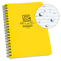 Side-Spiral Notebook, Soft Cover, Yellow, 64 Pages, 4-5/8" W x 7" L Quali-T-Solutions