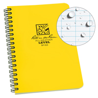 Side-Spiral Notebook, Soft Cover, Yellow, 64 Pages, 4-5/8" W x 7" L Quali-T-Solutions