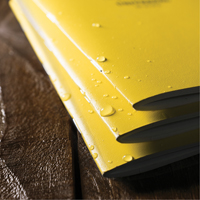 Notebook, Soft Cover, Yellow, 48 Pages, 4-5/8" W x 7" L Quali-T-Solutions