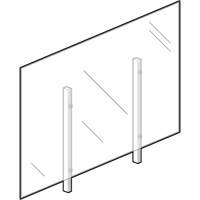 Vitre hygi&eacute;nique, 48" la x 36" h Quali-T-Solutions