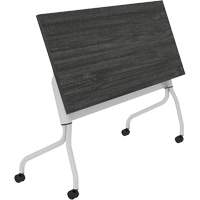 Table de formation &agrave; dessus rabattable Newland, 24" lo x 60" la x 29-1/2" h, Brun fonc&eacute; Quali-T-Solutions