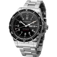 Jumbo Day/Date Automatic Watch with Stainless Steel Bracelet, Digital, Battery Operated, 46 mm, Silver Quali-T-Solutions