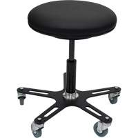 Tabouret Industriel OmniStool, Mobile, Ajustable, 22-1/2", Vinyle Si&egrave;ge Quali-T-Solutions