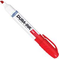 Marqueur Dura-Ink no 55, Rouge, Pointe Ciseau Quali-T-Solutions