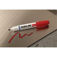 Marqueur Dura-Ink no 55, Rouge, Pointe Ciseau Quali-T-Solutions