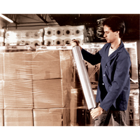Hand Stretch Wrap, 80 Gauge (20.3 micrometers), 15" x 1000' Quali-T-Solutions
