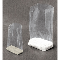 Sacs en poly, Dessus ouvert, 11" x 5", 1 mil Quali-T-Solutions