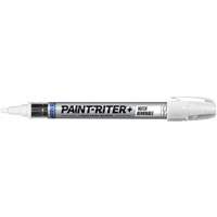 Marqueurs &agrave; la peinture nettoyable &agrave; l'eau Paint-Riter+, Liquide, Blanc Quali-T-Solutions