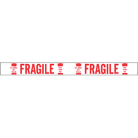 Bilingual Printed Tape – Fragile This Side Up , Red on White Quali-T-Solutions