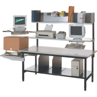 Packaging Workbench, 83" W x 33" D x 36" H, Laminate Quali-T-Solutions