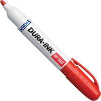 Marqueurs &agrave; essuyage &agrave; sec Dura-Ink, Rouge, Pointe Ronde Quali-T-Solutions