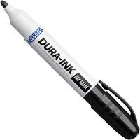 Marqueurs &agrave; essuyage &agrave; sec Dura-Ink, Noir, Pointe Ronde Quali-T-Solutions