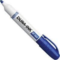 Marqueurs &agrave; essuyage &agrave; sec Dura-Ink, Bleu, Pointe Ronde Quali-T-Solutions