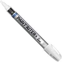 Marqueur &agrave; peinture pour surfaces humides Paint-Riter+, Liquide, Blanc Quali-T-Solutions
