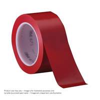 471 Vinyl Tape, 38 mm (1-1/2") W x 32.9 m (108') L, 5.3 mils, Red Quali-T-Solutions