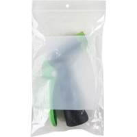 White Block Poly Bags, Reclosable, 8" x 5", 2 mils Quali-T-Solutions