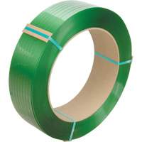 Feuillard, Polyester, 1/2" la x 6315' lo, Vert, Calibre Manuel Quali-T-Solutions