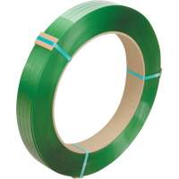 Feuillard, Polyester, 1/2" la x 3380' lo, Vert, Calibre Manuel Quali-T-Solutions