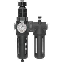 Filter/Regulator & Lubricator Modulair 400 with Gauge & Standard Bowl, 1/2" NPTF Quali-T-Solutions