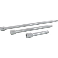 Jeu de rallonges pour douilles, Prise de 1/2", Fini Chrome, 3 Mcx Quali-T-Solutions
