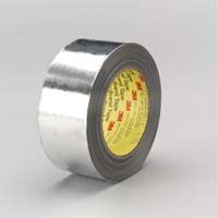 High-Temperature Aluminum Foil/Glass Cloth Tape, 12 mm (1/2") W x 33 m (108') L Quali-T-Solutions