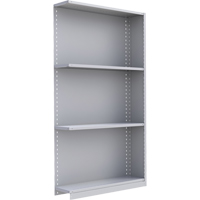 Interlok Shelving Unit, Steel, Boltless, 450 lbs. Capacity, 48" W x 88" H x 24" D Quali-T-Solutions