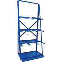 R&acirc;telier de rangement pour barre, Vertical, 3 Niveaux, 36" la x 24" p x 84" h, 3000 lb Cap. Quali-T-Solutions