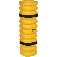 Protecteur de colonne, Ouverture int&eacute;rieure 4" x 6", 13" lo x 13" la x 42" h, Jaune Quali-T-Solutions