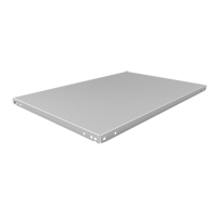 Slotted Angle Shelf, Galvanized Steel, 48" W x 24" D Quali-T-Solutions